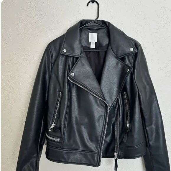 h and m leather jacket - Picture 1 of 1